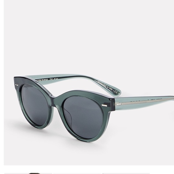 Brand new Oliver Peoples x The Row Women's Georgica 53mm Sunglasses, green - Picture 1 of 11